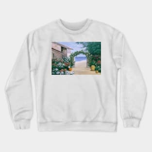 SEASIDE TRELLIS Crewneck Sweatshirt